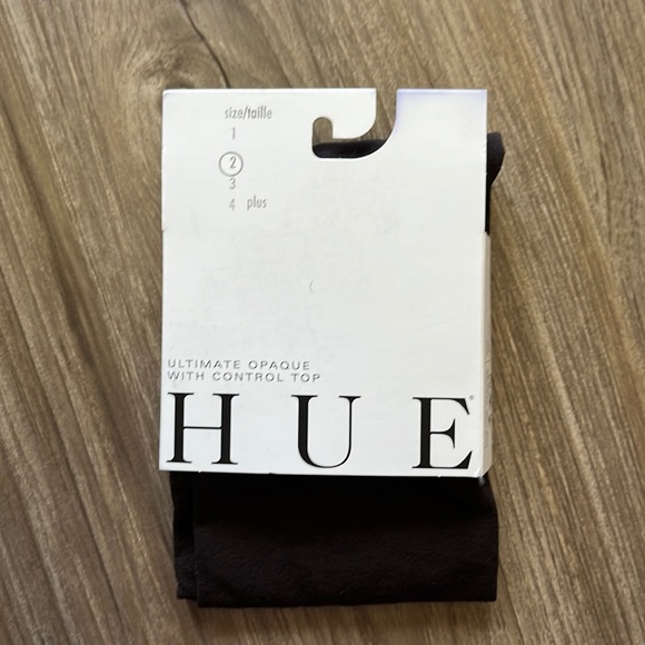 HUE Accessories - HUE Control Top Ultimate Opaque Pantyhose Tights Hosiery